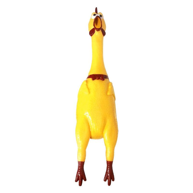 【海外限定】　びっくりチキン　AniMolds Chicken 6羽セット びっくりチキン イエロー Lサイズ おもしろ バラエティ 玩具
