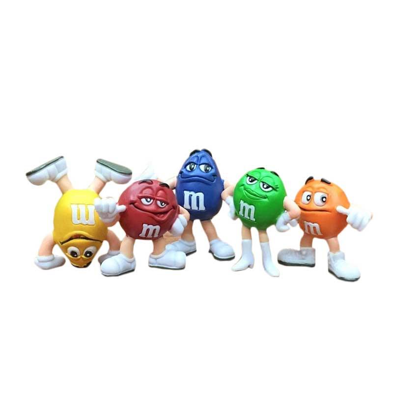 m&m&m's m&m's エムアンドエムズ PVC ミニ フィギュア 5体セット m&m&m's m&m's エムアンドエムズ PVC ミニ フィギュア 5体セット