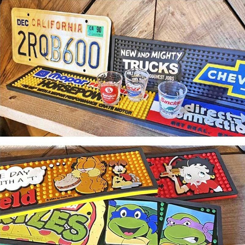バーマット グラスマット BAR MAT CHEVROLET Ford Mopar Betty