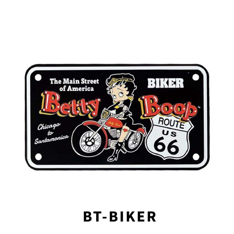 BETTY BOOP（ベティ ブープ） ベティちゃん Betty Boop BIKER CM PLATE