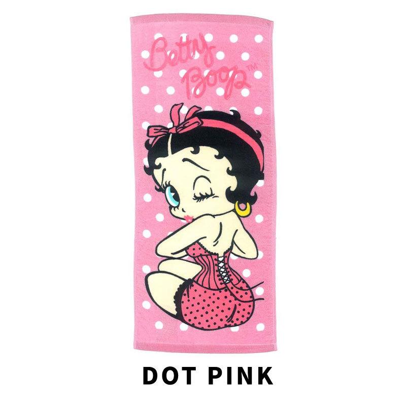 ベティちゃん ベティブープ Betty Boop フェイスタオル ロング