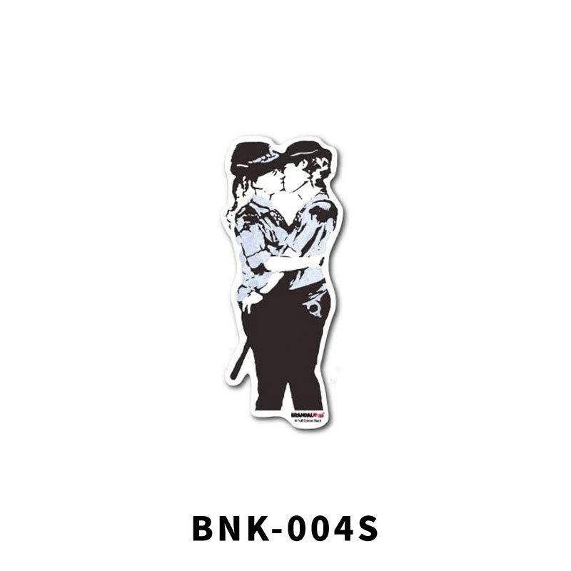 BANKSY バンクシー 透明 ステッカー BNK-001S BNK-008S Sサイズ シール