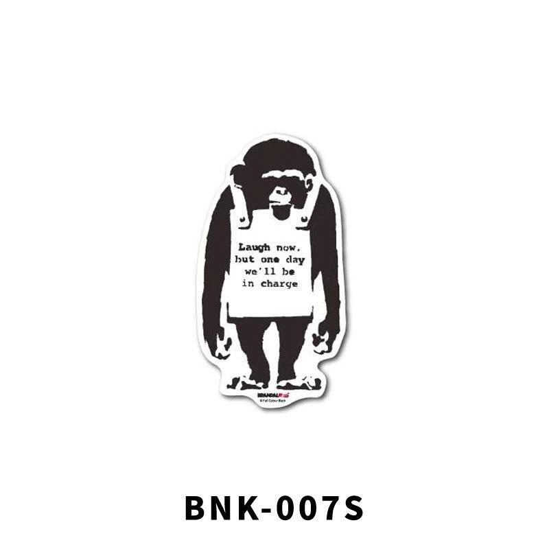 BANKSY バンクシー 透明 ステッカー BNK-001S BNK-008S Sサイズ