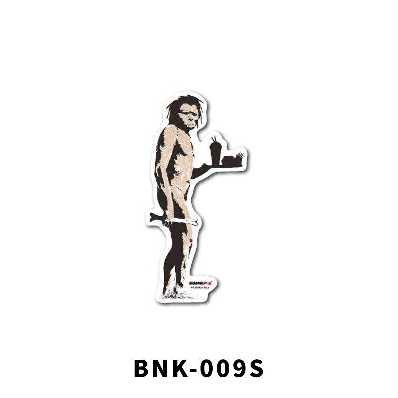 BANKSY バンクシー 透明 ステッカー BNK-009S BNK-016S Sサイズ シール