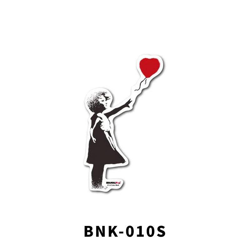 BANKSY バンクシー 透明 ステッカー BNK-009S BNK-016S Sサイズ