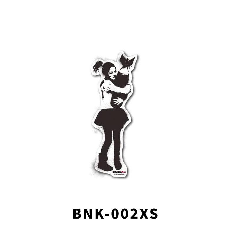 BANKSY バンクシー 透明 ステッカー BNK-001XS BNK-008XS XS