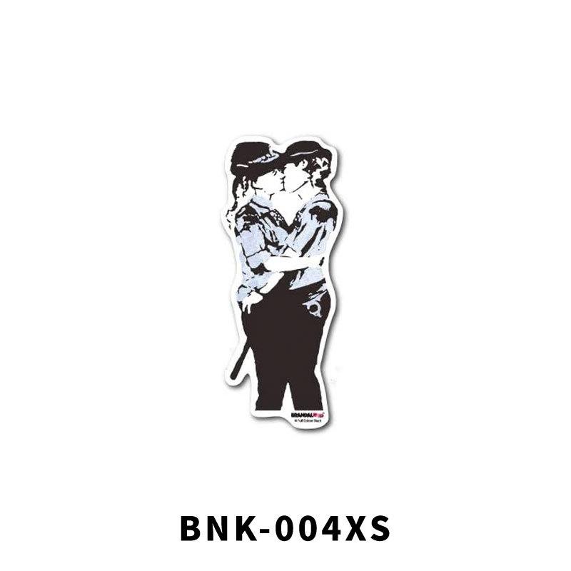 BANKSY バンクシー 透明 ステッカー BNK-001XS BNK-008XS XSサイズ シール ウォールステッカー アート ブランダライズド 耐水 耐光 おしゃれ|n2style|05