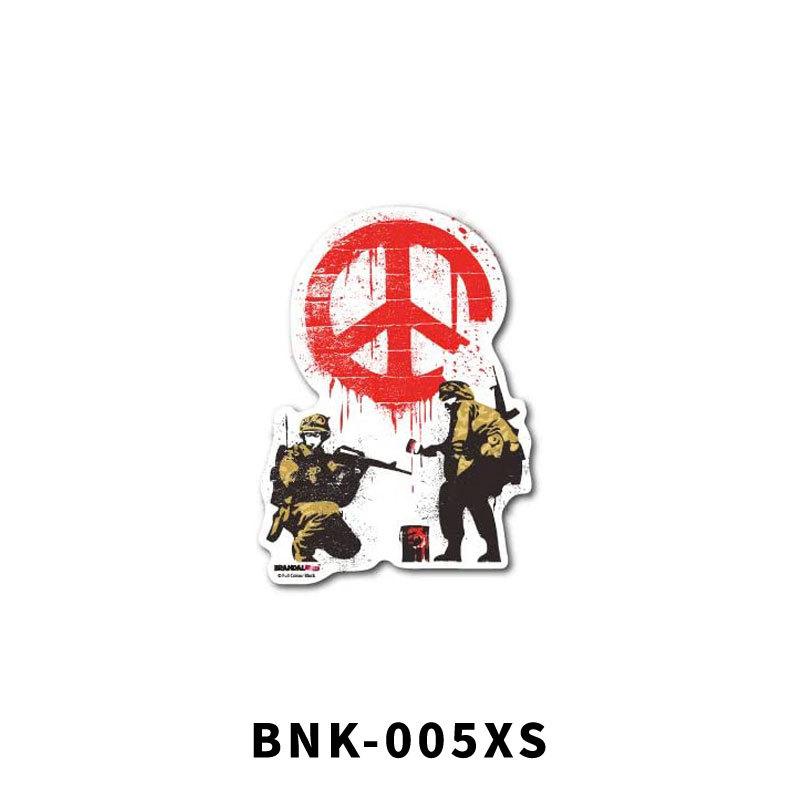 BANKSY バンクシー 透明 ステッカー BNK-001XS BNK-008XS XSサイズ シール ウォールステッカー アート ブランダライズド 耐水 耐光 おしゃれ|n2style|06