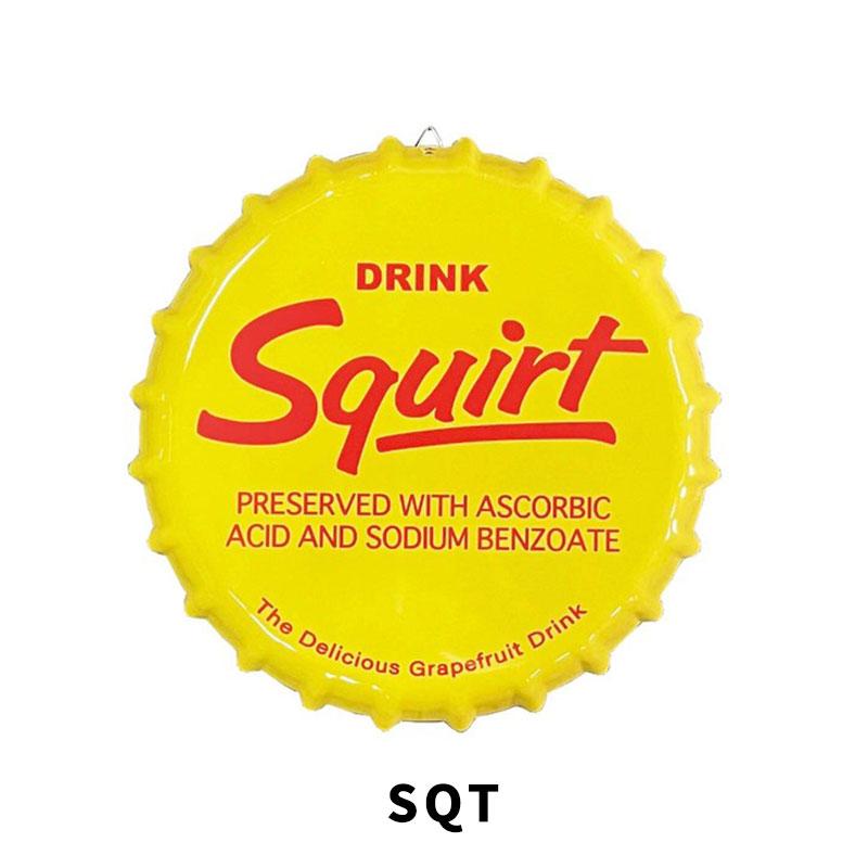 BOTTLE CAP SIGN アメリカン ヴィンテージ ボトルキャップ ORANGE