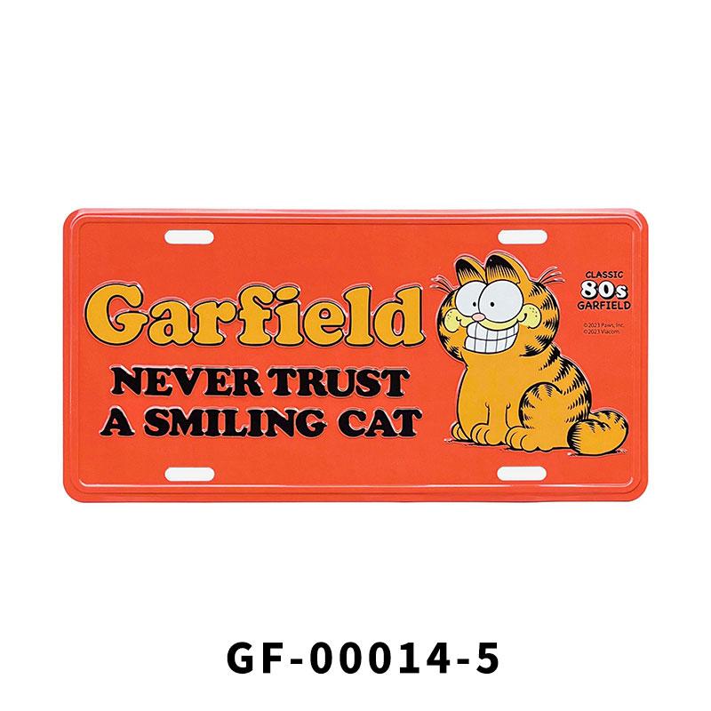 GARFIELD ガーフィールド 猫 ライセンスプレート ナンバープレート CM