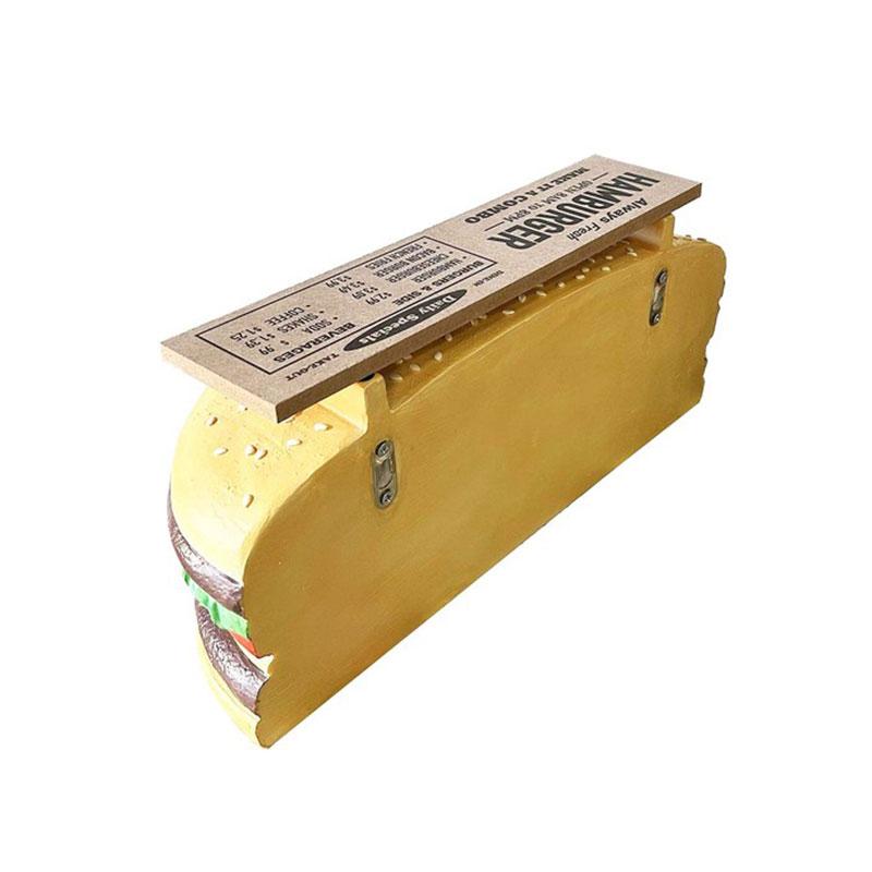 HOTDOG HAMBURGER SHELF ホットドッグ ハンバーガー シェルフ 壁掛け