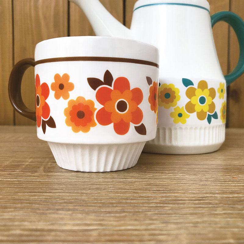 DECOLE デコレ kokopele レトロマグカップ BR GR ブラウン グリーン 