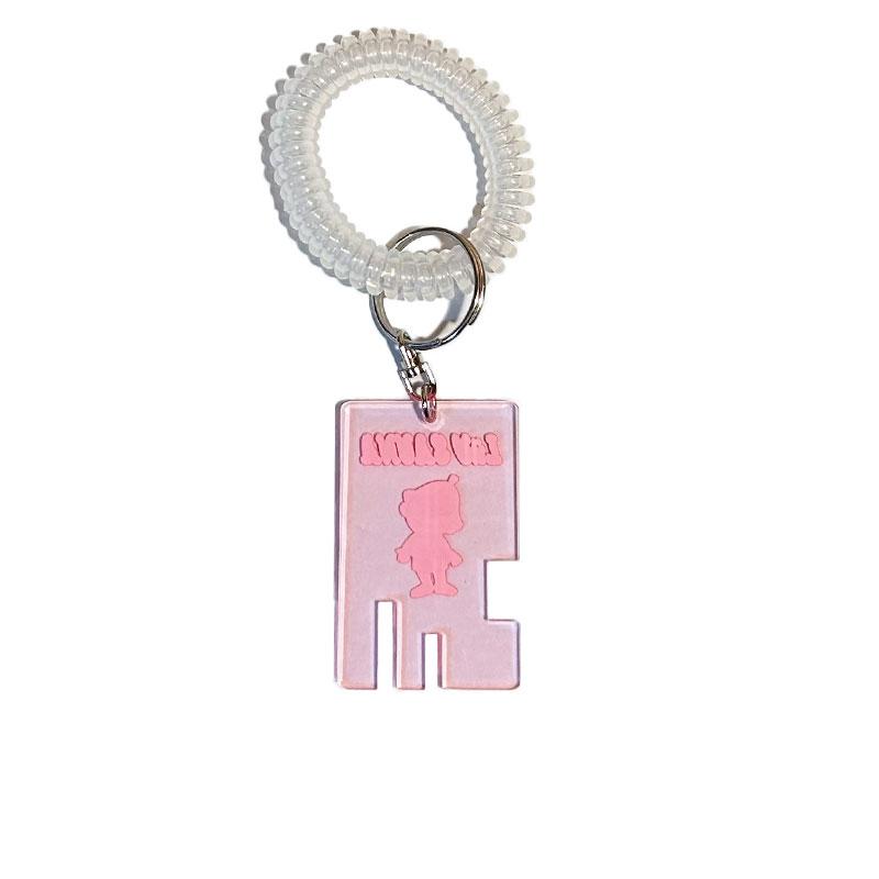 LuvSAUNA ラブサウナ アクリル 下駄札 キーホルダー 鍵