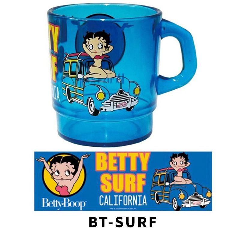 BETTY BOOP　ミルキースタッキングマグカップ　BT-BIKER Milky Stacking Mug Cup DRAG RACING LUBRICATION SINCLAIR PLUG