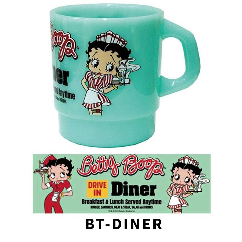 BETTY BOOP　ミルキースタッキングマグカップ　BT-BIKER Milky Stacking Mug Cup ベティちゃん ベティブープ Betty Boop