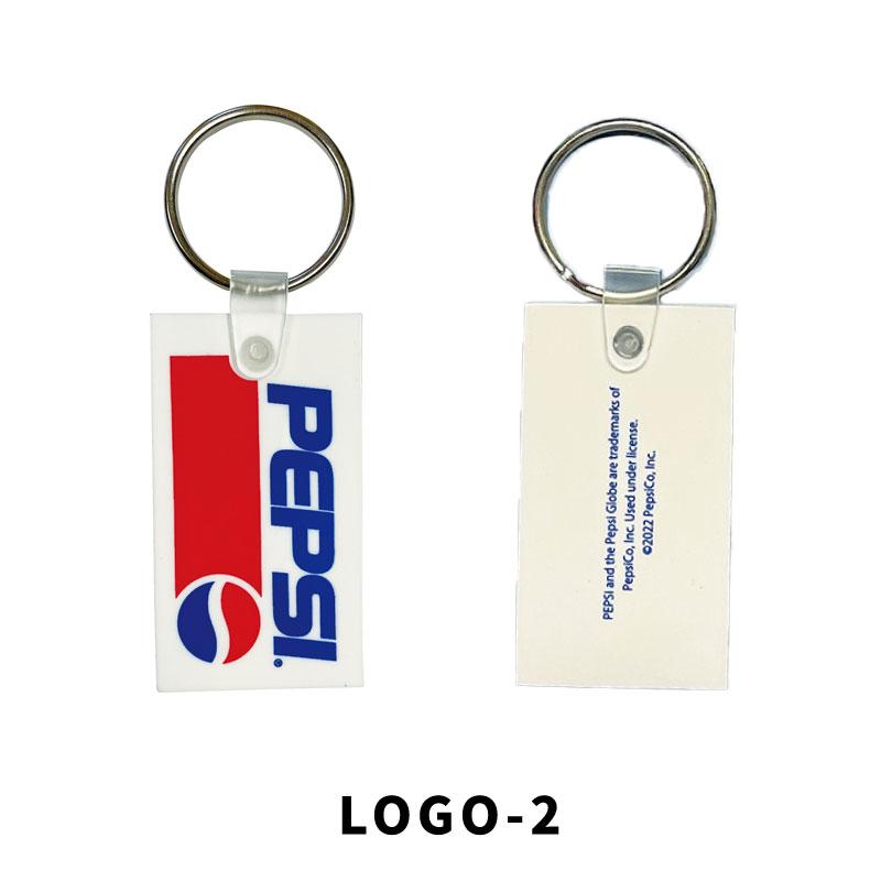 PEPSI ペプシ RUBBER KEYCHAIN LOGO CAN BOTTLE ラバーキーホルダー ラバー キーリング キーチェーン キー
