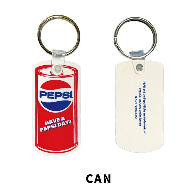 PEPSI ペプシ RUBBER KEYCHAIN LOGO CAN BOTTLE ラバーキーホルダー ラバー キーリング キーチェーン キー