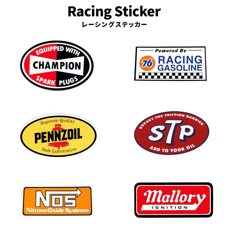 CHAMPION 76 PENNZOIL STP NOS Mallory Racing Sticker 耐水