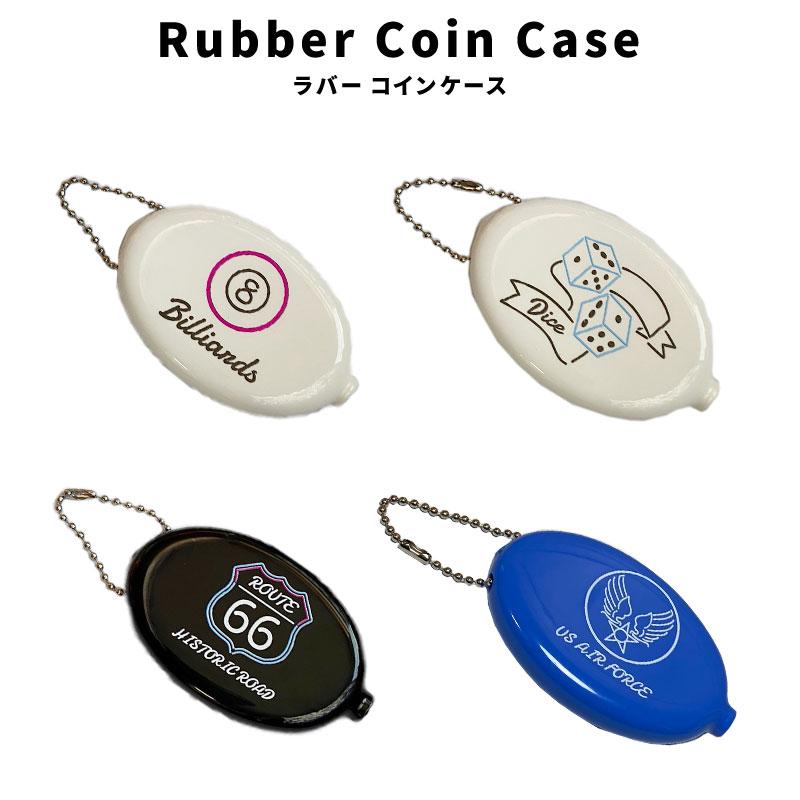 Rubber Coin Case ネオン管 8ボール ダイス ROUTE66 USAF 小銭 Rubber Coin Case ネオン管 8ボール ダイス ROUTE66 USAF 小銭