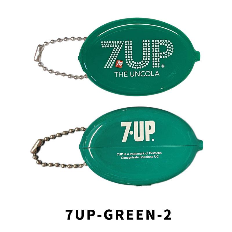 サブマリンコマンダーコイン　グループ7コイン　コンビニおにぎりデザイン 7UP セブンアップ GREEN RED 小銭入れ ラバー コインケース
