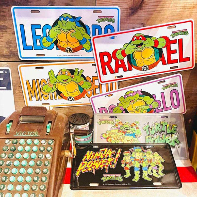 Mutant Turtles タートルズ 亀 ライセンスプレート ナンバープレート