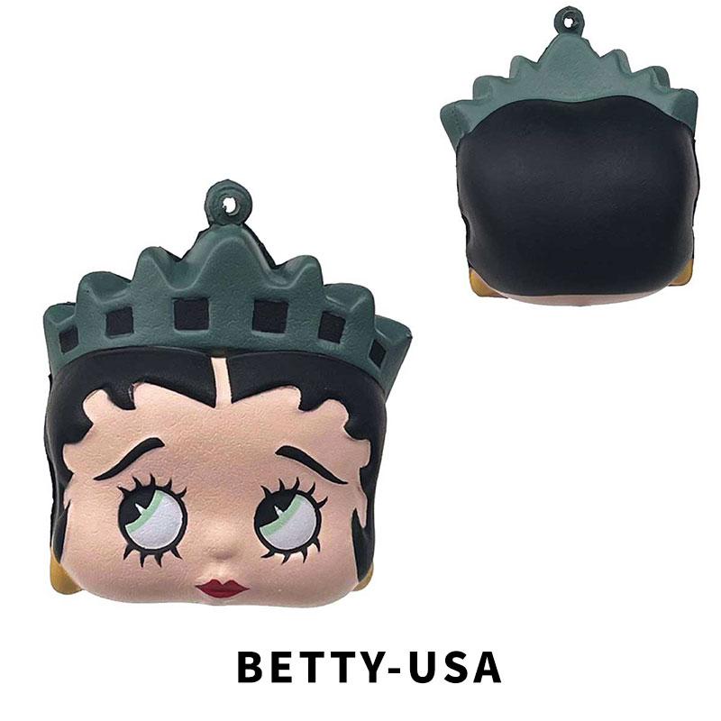 SQUEEZE TOPPER KEY CHAIN スクイーズ トッパー キーチェーン Betty Boop GARFIELD Mutant ...