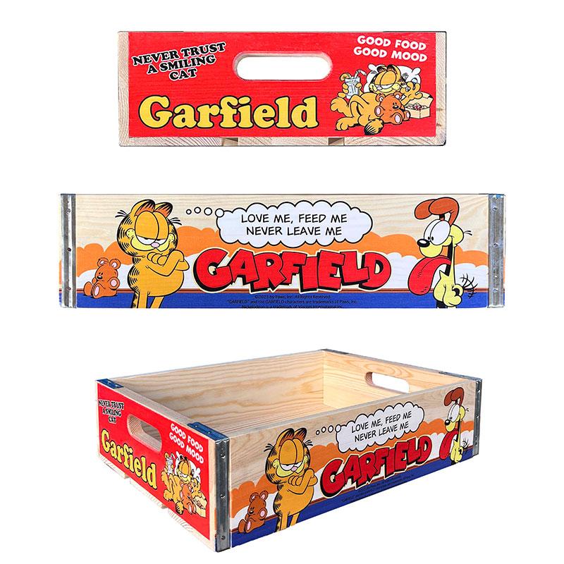 ウッドクレート WOODEN CRATE Betty Boop GARFIELD RAISIN PEANUT 木箱 木製 収納 陳列 ガレージ ...