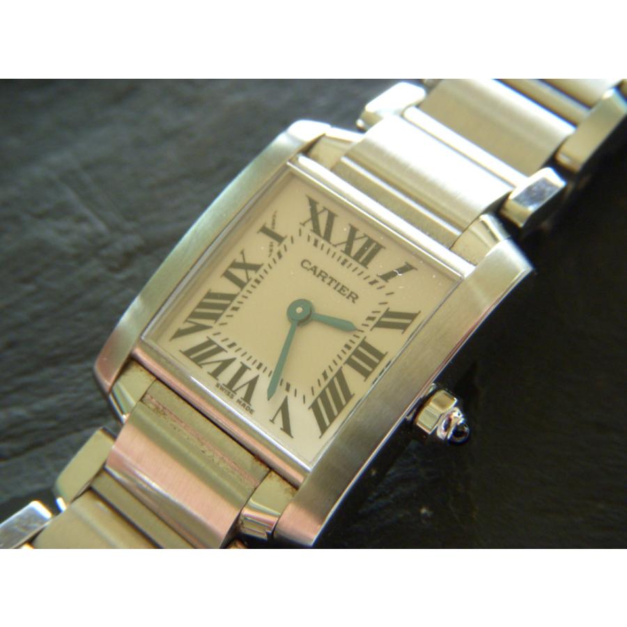 カルティエ　タンクフランセーズSS 2コマ Cartier ☆とちぎ屋！【Cartier】カルティエ タンク