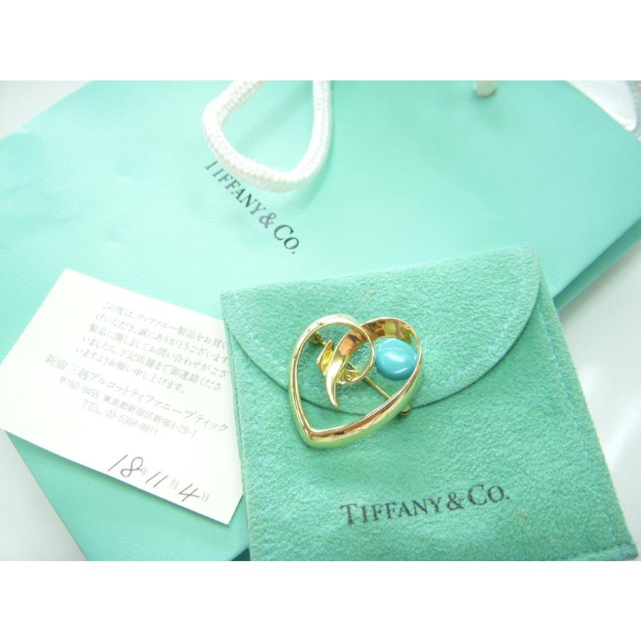 ★とちぎ屋！【ＴＩＦＦＡＮＹ】ティファニー ７５０（Ｋ１８ＹＧ） パロマピカソ ブローチ 三越百貨店購入品！優雅な逸品★｜n783yuuto4041