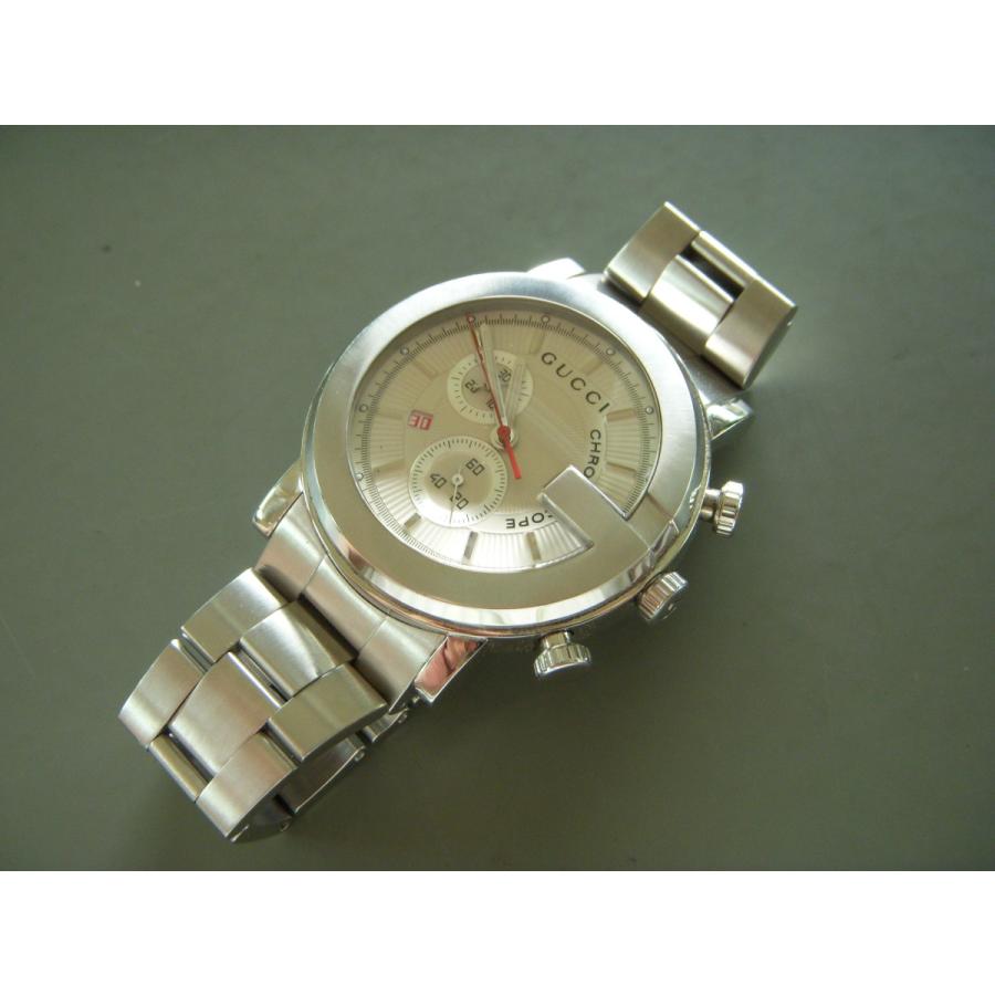 さと様【美品】GUCCI グッチ✨101M Gクロノ スモセコ 腕時計 GUCCI ☆とちぎ屋！【GUCCI】グッチ 101M クロノスコープSS