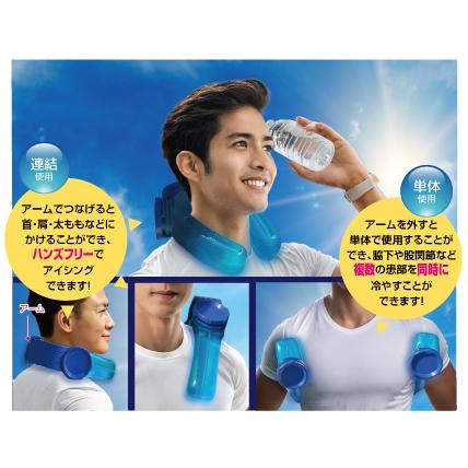 ポイント5倍キャンペーン中 送料無料 ハンズフリー 氷のう アイス