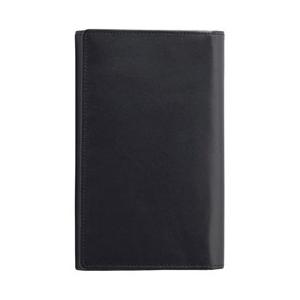 上品な ソフトオイルレザー カード24枚収納財布(ブラック) K21209424 その他キッチン、日用品、文具