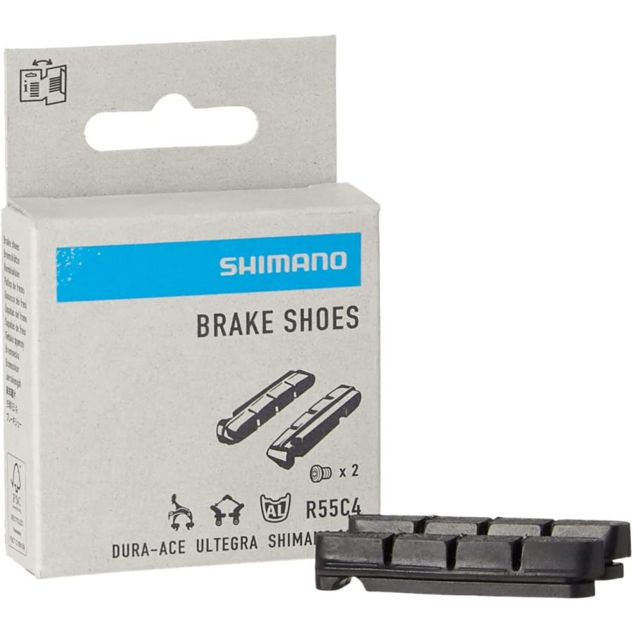 SHIMANO【シマノ】BRAKE SHOES R55C4 ブレーキシュー＆ネジ Y8L298060なべっちサイクル 通販