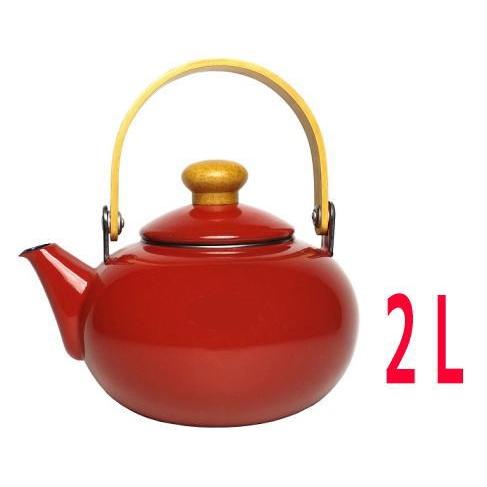 やかん おしゃれ 前川金属 雅ホーローケットル 2l 赤 オシャレ Ih対応