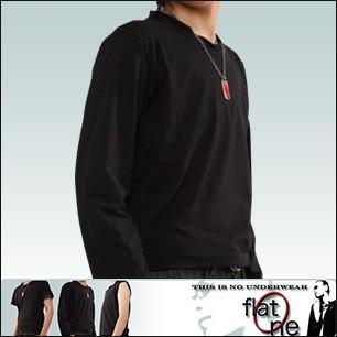 Tシャツ一体型　ナベシャツ flat-One(フラットワン)長袖
