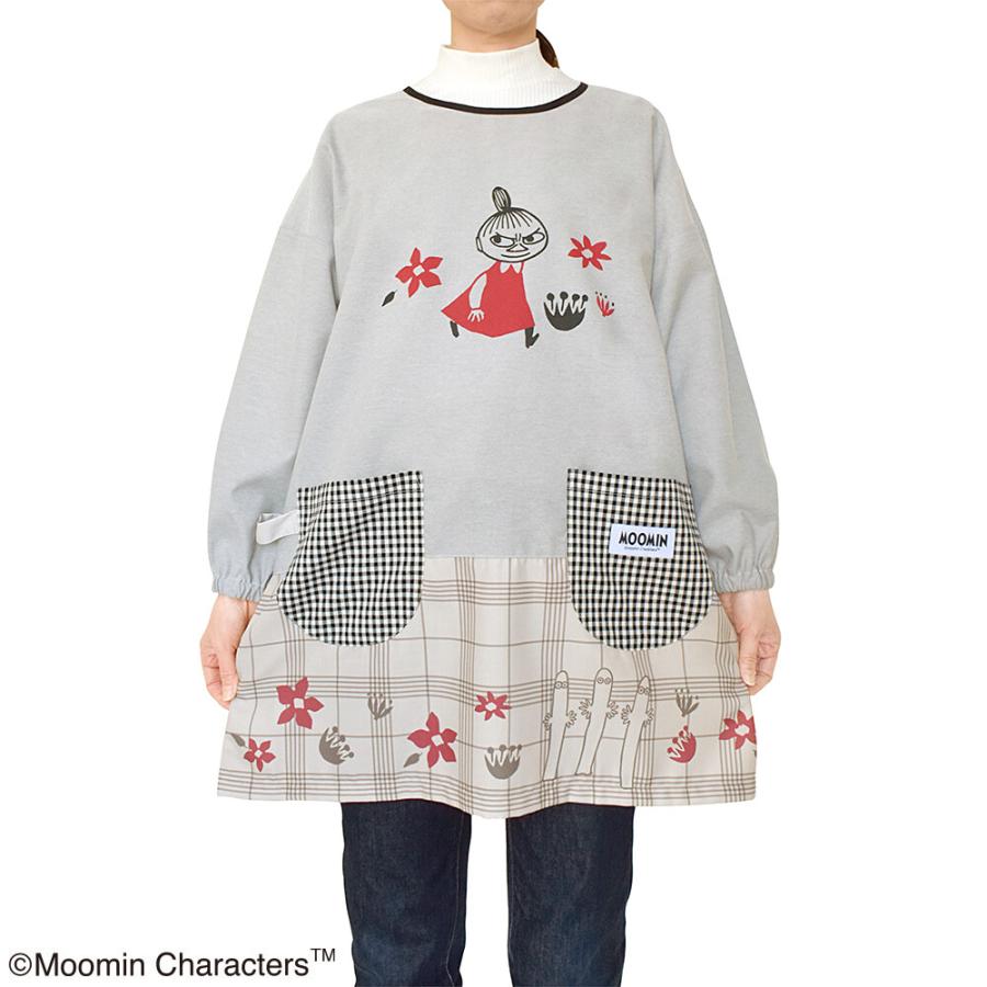 ムーミン スモック 1枚 スポーツ・アウトドア ムーミン リトルミイ エプロン スモック