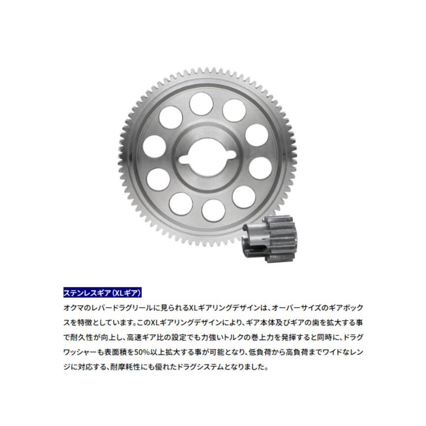 オクマ テソロ 2000LDJ 新品 OKUMA TESORO 2000LDJ レバードラグリール