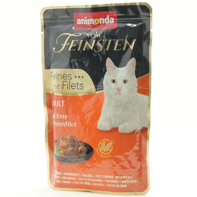 最短賞味2027.10・アニモンダ 猫 フォムファインステン デリ 鴨・ターキーフィレ85gパウチ83063成猫用ANIMONDA正規品 | アニモンダ | 01