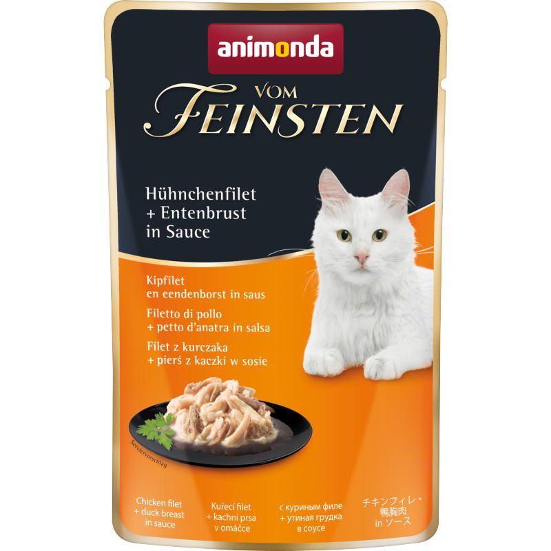 最短賞味2027.8・アニモンダ 猫 フォムファインステン パウチ チキンフィレ・鴨胸肉50g 83690全年齢猫用一般食ANIMONDA正規品 | アニモンダ | 03