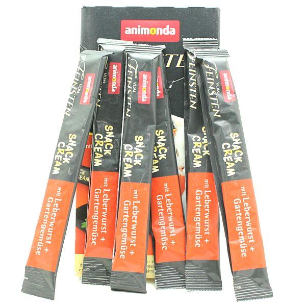 最短賞味2027.2・アニモンダ 猫 フォムファインステン スナッククリーム レバーパテ・ガーデンベジタブル 15g×6本/83866全年齢対応猫用おやつ正規品 | アニモンダ | 01