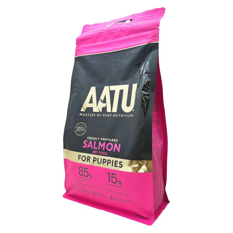 最短賞味2027.2.19・リニューアル品アートゥー パピー サーモン 1.5kg 仔犬用ドライ 穀物不使用 ドッグフード AATU 正規品 aa13040 | アートゥー | 02