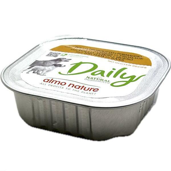 最短賞味2027.5・アルモネイチャー 犬 デイリーメニュー チキンとハムとチーズ入り 100g ald227成犬用ウェット総合栄養食 | アルモネイチャー | 01