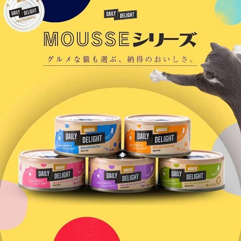 NEW 最短賞味2027.2・デイリーディライト猫ムース チキン 80g缶dad01142全年齢猫用一般食DAILY DELIGHT正規品 |  | 05