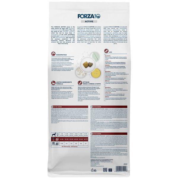 SALE/おまけ付き！最短賞味2027.2・フォルツァ10 犬ミディアム デルモ アクティブ中粒 10kg+(小粒250g2個付き)fo14243皮膚・被毛ケア 正規品 | FORZA10 | 02