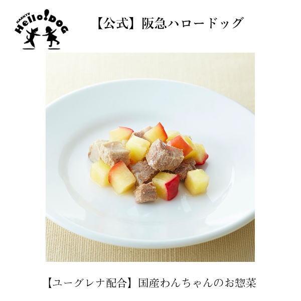 最短賞味2027.10・阪急ハロードッグ eugreen リンゴと豚肉柔らか煮100g犬用レトルトお惣菜ユーグレナ配合hd01329/139651 |  | 01
