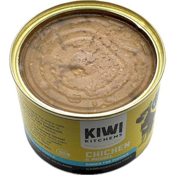 最短賞味2027.5・キウイキッチン 子犬用ディナー チキンと緑イ貝375g缶ドッグフード総合栄養食kk81606正規品 |  | 01