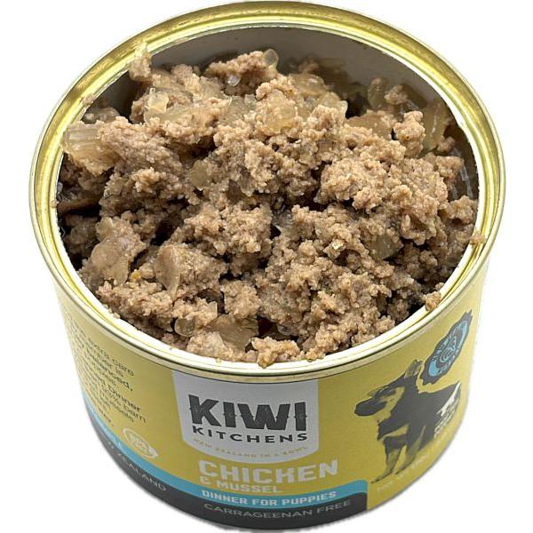 最短賞味2027.5・キウイキッチン 子犬用ディナー チキンと緑イ貝375g缶ドッグフード総合栄養食kk81606正規品 |  | 02