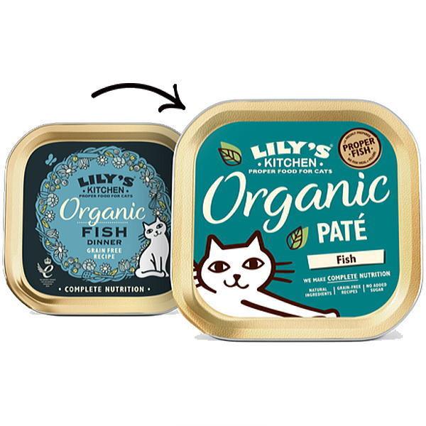 最短賞味2026.10・リリーズキッチン 猫 オーガニックフィッシュのディナー・キャット85g×19個 licb03cs（個別日本語ラベルなし） | LILY'S KITCHEN | 04