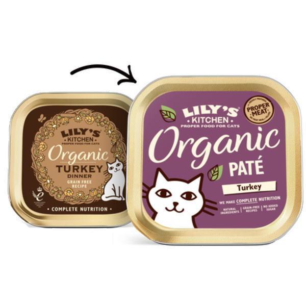 最短賞味2026.11・リリーズキッチン 猫 オーガニックターキーのディナー・キャット85g×19個licb04cs（個別日本語ラベルなし） | LILY'S KITCHEN | 04