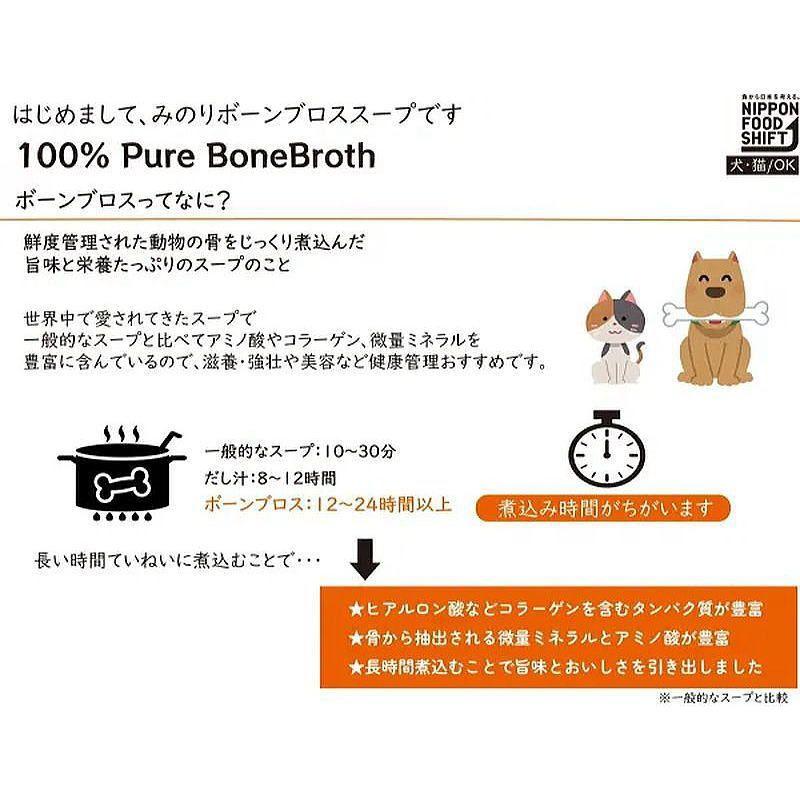 NEW 最短賞味2027.12・サンユー 日本のみのりボーンブロス 牛骨20g×6袋 全年齢犬猫用トッピング おやつmin34018 |  | 06